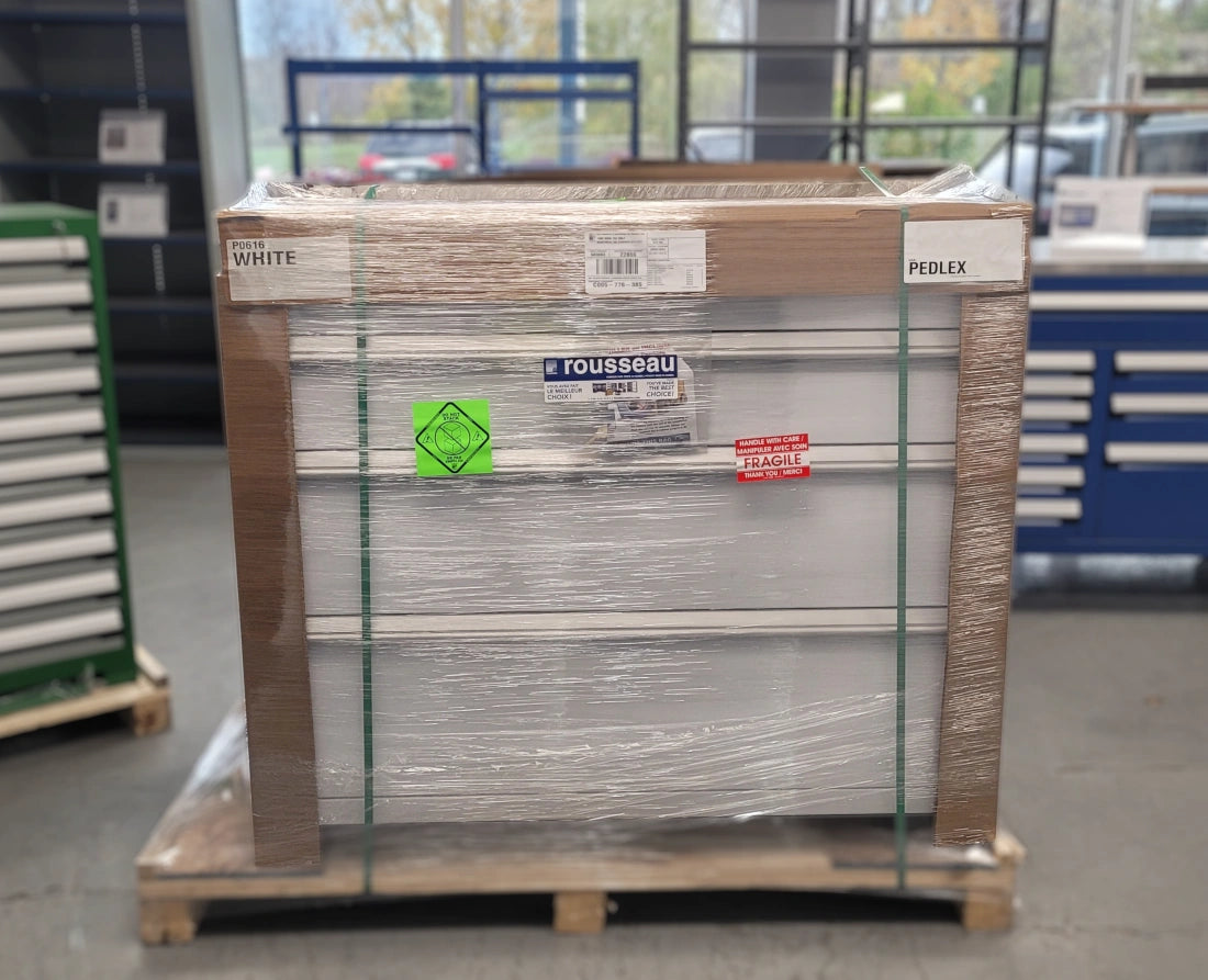 CAB542746 Cabinet robuste fixe Rousseau Pedlex promotion liquidation coffre à outils rangement pièces blanc 616