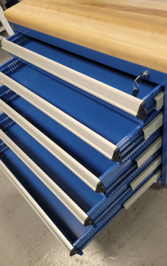 NCM5091 Cabinet CNC Supports NC Rousseau Pedlex cabinet mobile coffre à outils rangement outils pièces promotion liquidation en stock vente