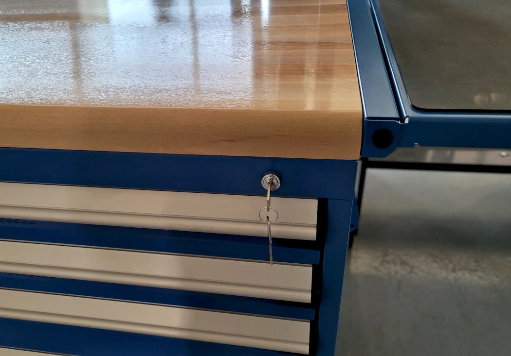 NCM5091 Cabinet CNC Supports NC Rousseau Pedlex cabinet mobile coffre à outils rangement outils pièces promotion liquidation en stock vente