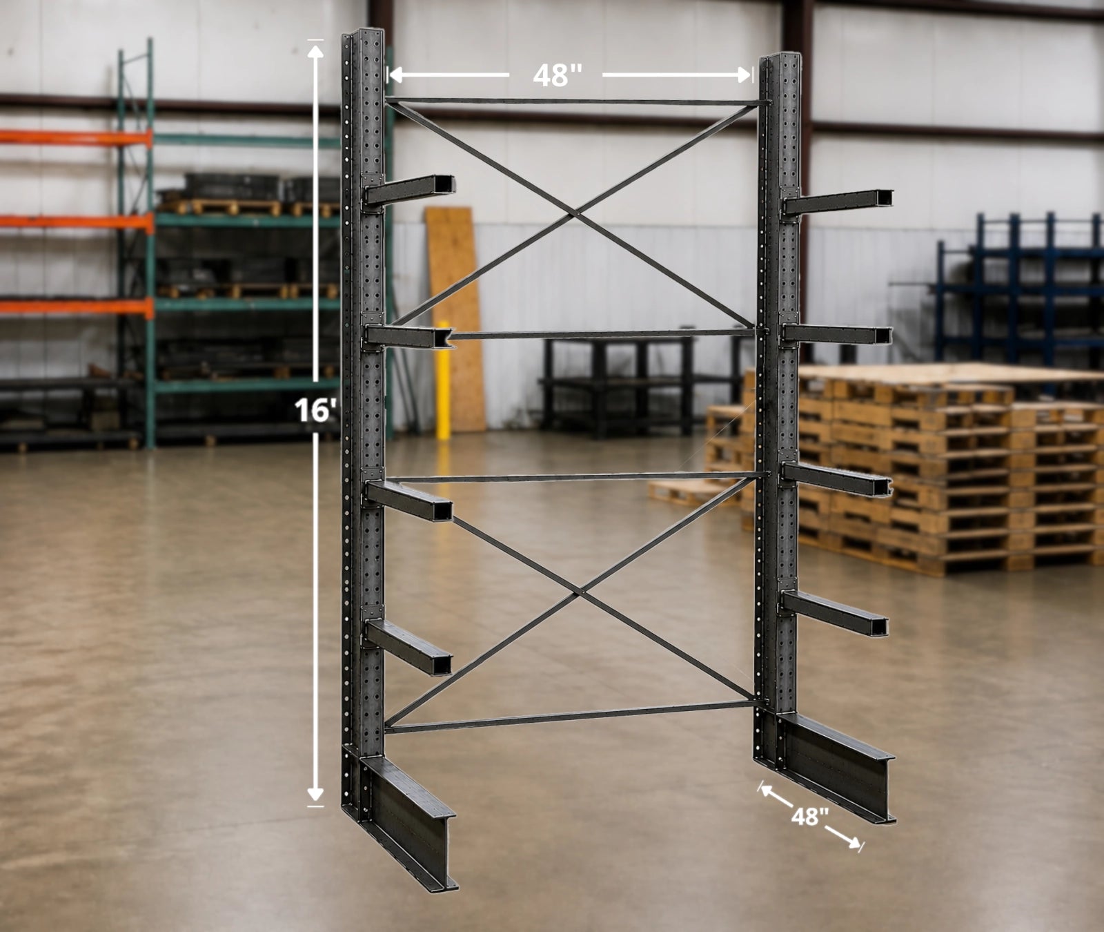 Porte-a-faux Pedlex PAF2C19248-416-48