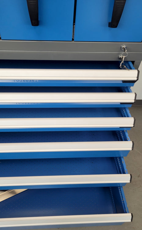 SYSTÈME DE RANGEMENT VERTICAL R2V ROUSSEAU, 10 TIROIRS 36x27x76H EN STOCK CHEZ PEDLEX RL-XEG76S002TS
