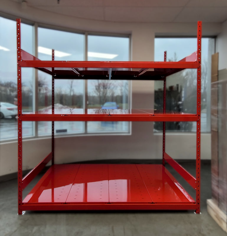 MINI-RACKING SRD5158S SPIDER ROUSSEAU - 3 NIVEAUX, ROUGE CARMINE, 72x48x87H EN STOCK CHEZ PEDLEX VENTE PROMOTION