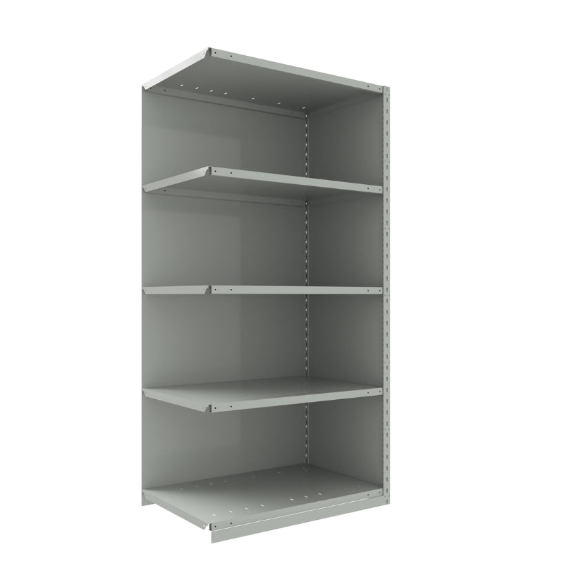 spider 75 5 addon ajout SRA10 SRA20 SRA1041 étagère industrielle robuste série Spider fermée 5 tablettes grise Rousseau Pedlex vente en stock promotion