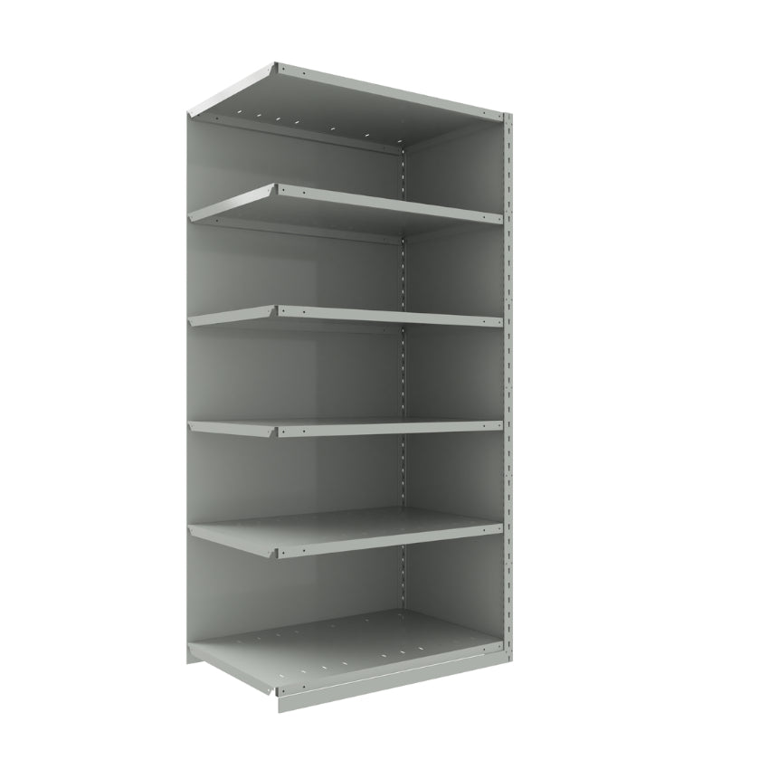 spider 75 6 addon ajout SRA10 SRA20 SRA1041 étagère industrielle robuste série Spider fermée 6 tablettes grise Rousseau Pedlex vente en stock promotion
