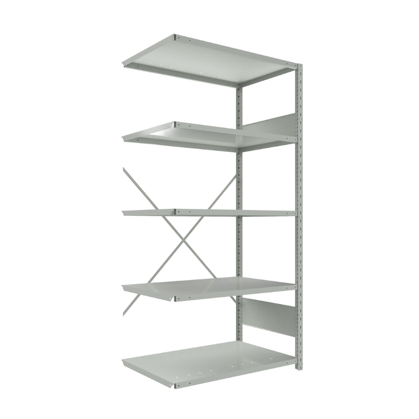 spider 75 5 ajout addon SRA10 SRA20 SRA1041 étagère industrielle robuste série Spider ouverte 5 tablettes grise Rousseau Pedlex vente en stock promotion