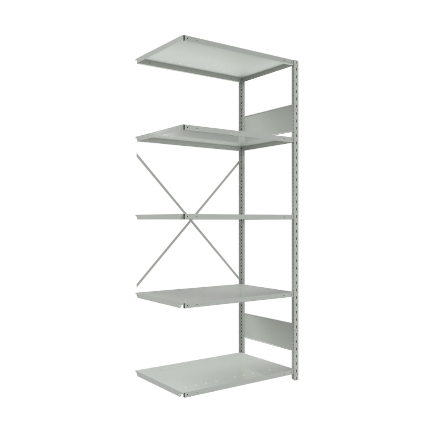 spider 87 5 ajout addon SRA10 SRA20 SRA1041 étagère industrielle robuste série Spider ouverte 5 tablettes grise Rousseau Pedlex vente en stock promotion