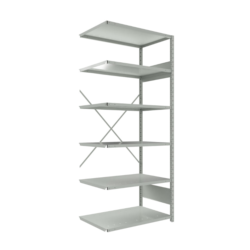 spider 87 6 ajout addon SRA10 SRA20 SRA1041 étagère industrielle robuste série Spider ouverte 6 tablettes grise Rousseau Pedlex vente en stock promotion