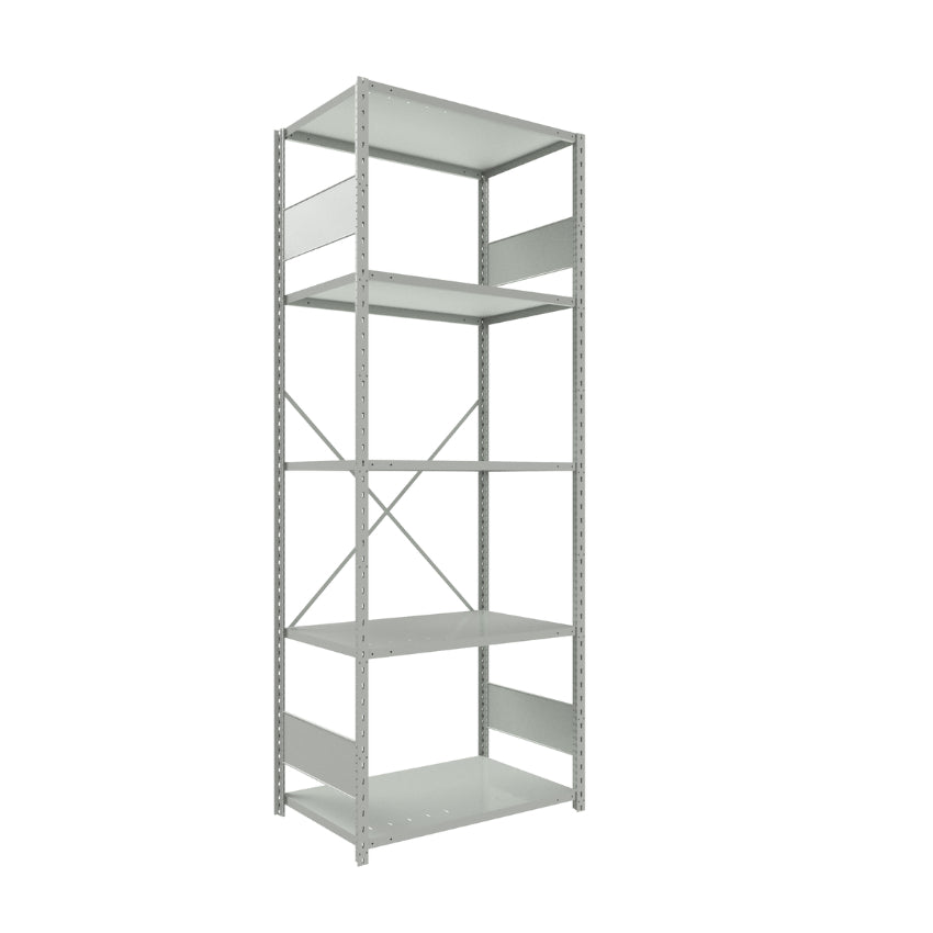 spider 99 5 début starter SRA10 SRA20 SRA1041 étagère industrielle robuste série Spider ouverte 5 tablettes grise Rousseau Pedlex vente en stock promotion