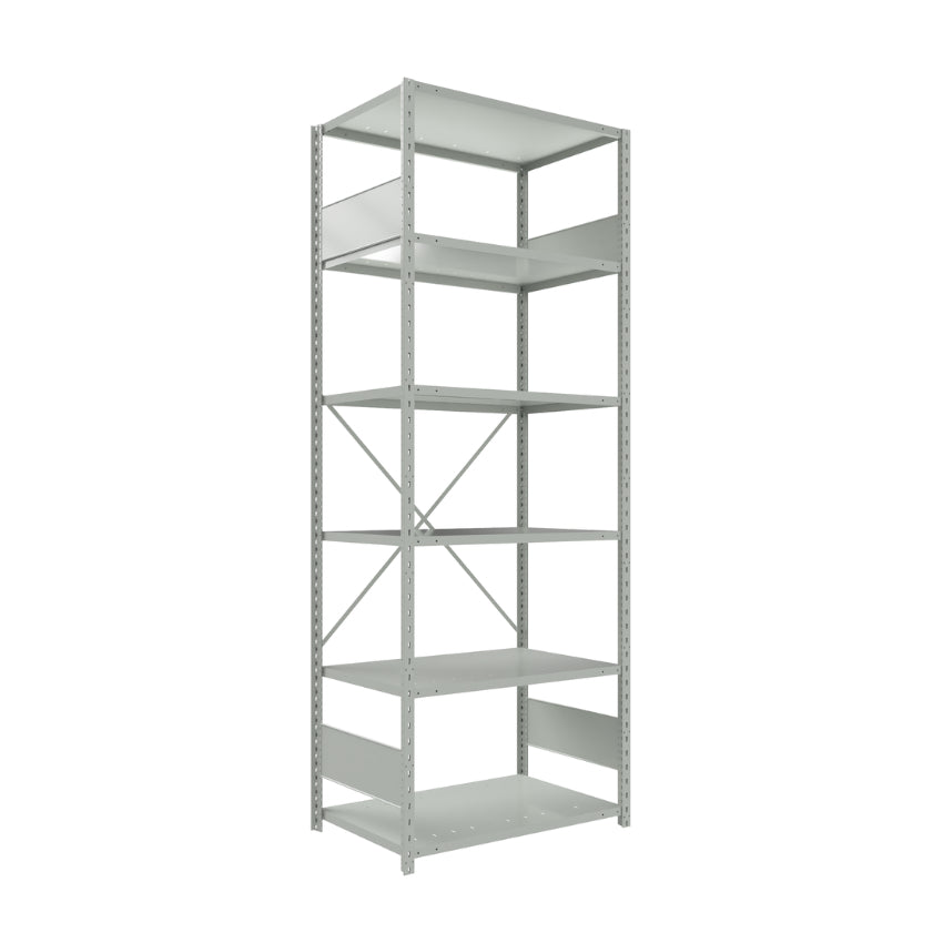 spider 99 6 début starter SRA10 SRA20 SRA1041 étagère industrielle robuste série Spider ouverte 6 tablettes grise Rousseau Pedlex vente en stock promotion