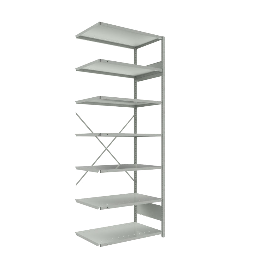 spider 99 7 ajout addon SRA10 SRA20 SRA1041 étagère industrielle robuste série Spider ouverte 7 tablettes grise Rousseau Pedlex vente en stock promotion