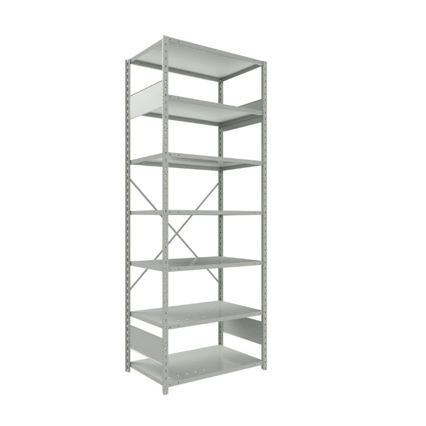 spider 99 7 début starter SRA10 SRA20 SRA1041 étagère industrielle robuste série Spider ouverte 7 tablettes grise Rousseau Pedlex vente en stock promotion