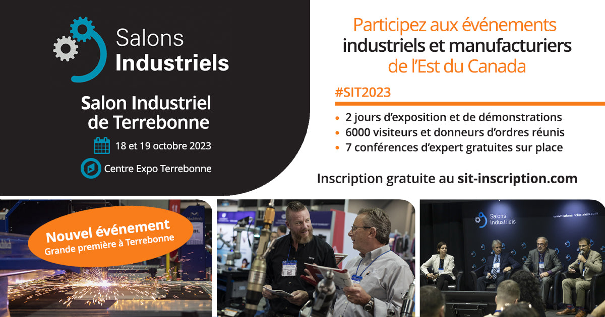 Industrial show Salon industriel de Terrebonne - 18 and 19 October, 2023