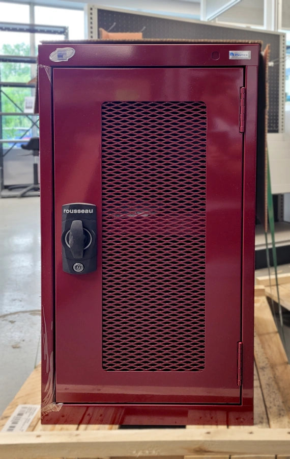 CAB182436 cabinet robuste Rousseau promotion liquidation Pedlex rangement stockage entreposage porte en acier grillagé 