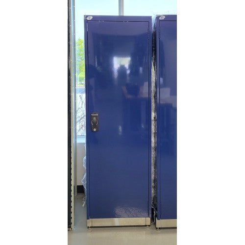 ARMOIRE GT ROUSSEAU - PORTE SIMPLE, BASE EN INOX, BLEU SAPHIR 24x27x76H EN STOCK CHEZ PEDLEX