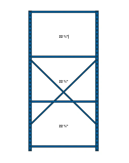 étagère robuste ouverte industrielle rangement tablettes Rousseau Pedlex promotion liquidation