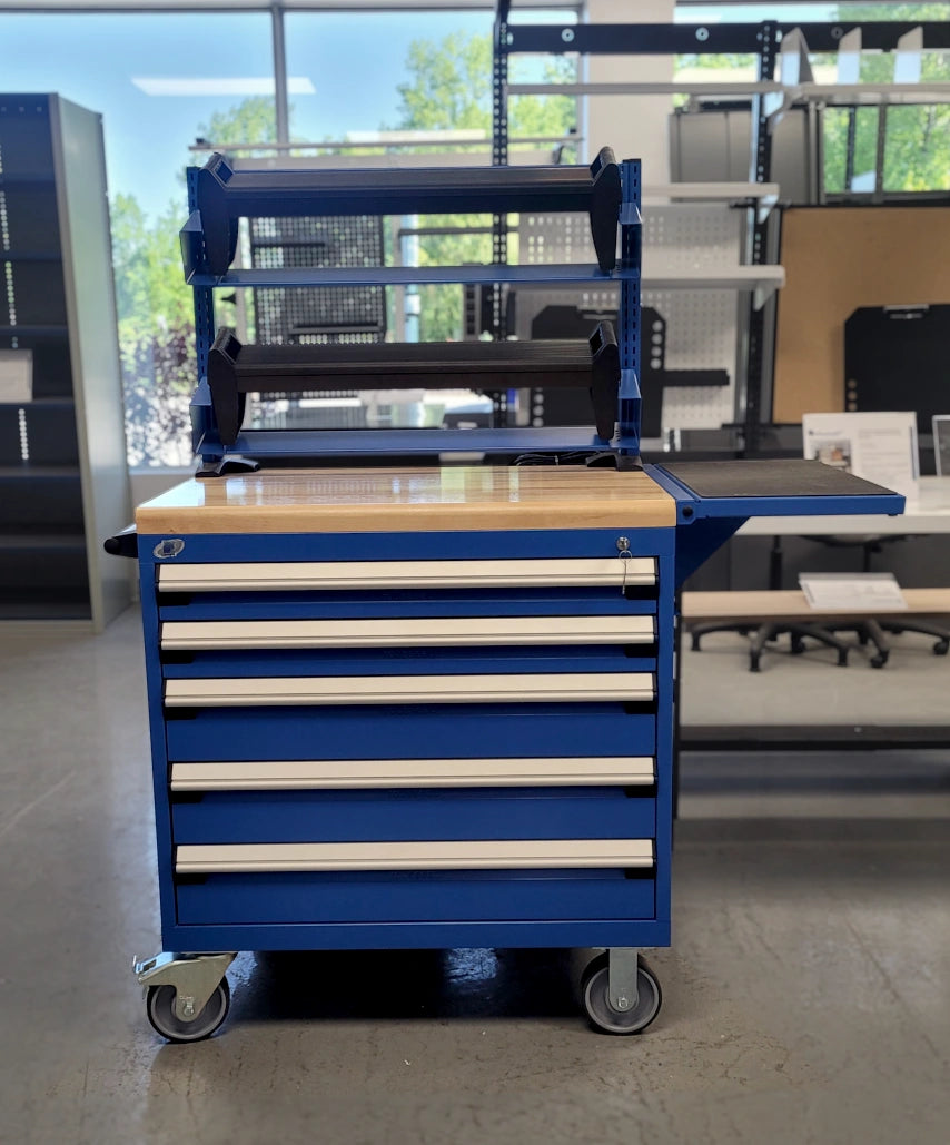 NCM5091 Cabinet CNC Supports NC Rousseau Pedlex cabinet mobile coffre à outils rangement outils pièces promotion liquidation en stock vente