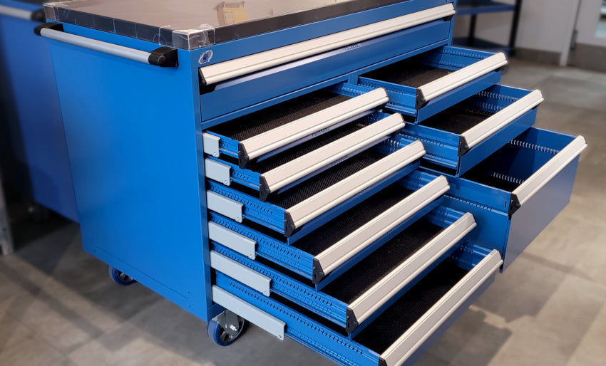 CABINET ROBUSTE MOBILE 60x27x43H R5GKG-3408 EN STOCK CHEZ PEDLEX