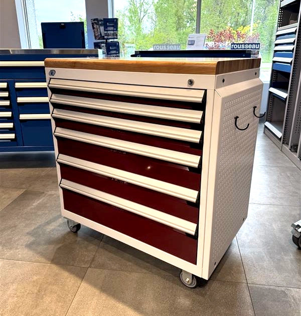 RM-4985-AE59 cabinet mobile coffre à outils Rousseau Pedlex rangement outils pièces promotion liquidation en stock vente