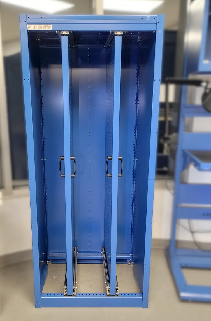 SRE2C-DE870102 Étagère Rousseau métal fermée Spider 2 panneaux d'accrochage coulissants 5S EN STOCK CHEZ PEDLEX boutique vente liquidation promotion