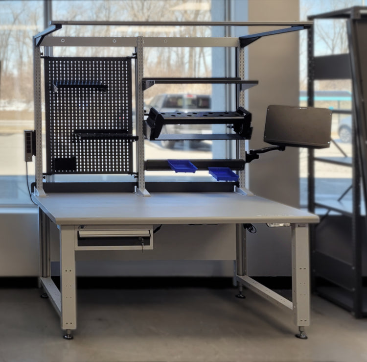 WSN3KH001E-603082-SHOW Table de travail ajustable electrique Rousseau Pedlex promotion vente