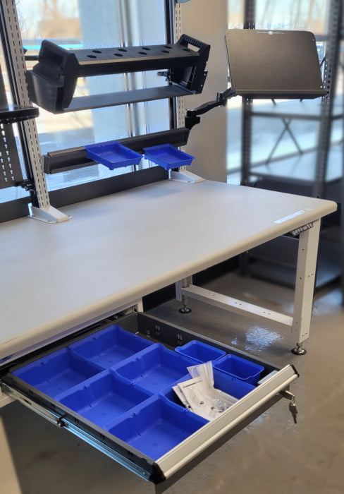WSN3KH001E-603082-SHOW Table de travail ajustable electrique Rousseau Pedlex promotion vente